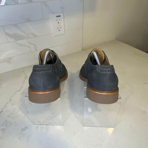 G.H.Bass BASS-BERNARD Wing-Tip Suede Oxfords Men's US 10M - Picture 4 of 7